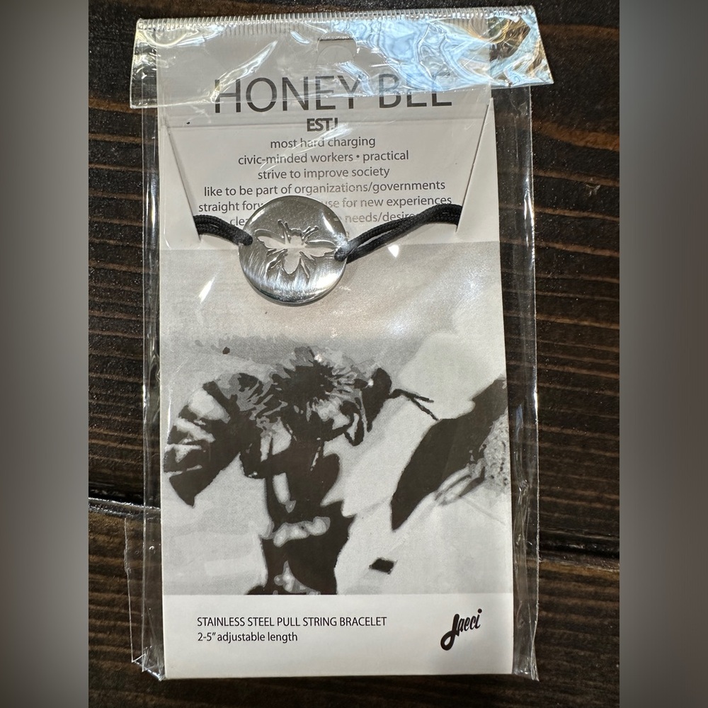 Jaeci honey bee spirit animal bracelet NWT